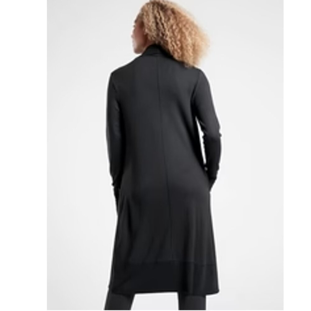 Athleta Pranayama Long Wrap Black Women's Small - Picture 2 of 12
